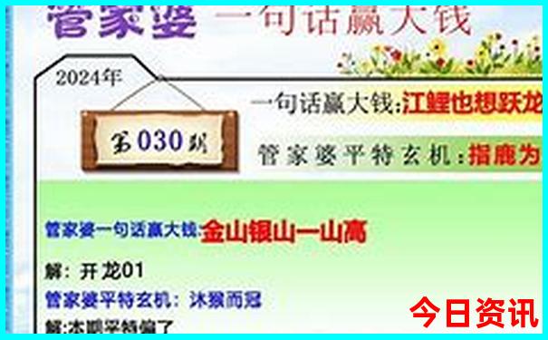 全新正版管家婆汇总期期四肖解读四码独家中特-新天天彩免费资料大全